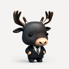 Obraz premium Chibi Reindeer