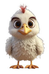 Cheery Chicklet Cartoon Character