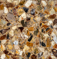texture of the old cracked stone mosaic