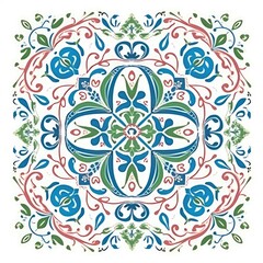 Fototapeta na wymiar Armenian oriental ornament pattern decoration element background