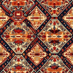 Fototapeta premium Armenian oriental ornament pattern decoration element background