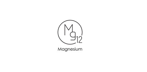 Magnesium Icon - A Versatile and Eye-Catching Vector Illustration for Health and Wellness Designs