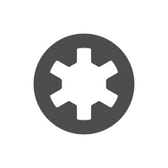 Fototapeta premium Internal washer line outline icon