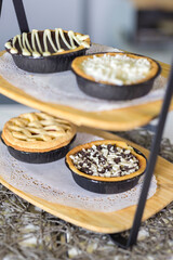 Homemade sweet pastries. Home baking.