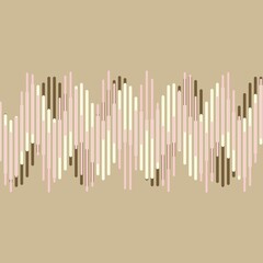 Sound wave of colored vertical lines
