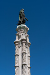 Fototapeta na wymiar Sculpture tower in Bethlehem, Portugal