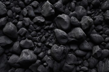 Texture et fond abstraits de roche noire, texture de roche