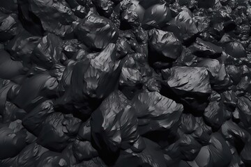 Texture et fond abstraits de roche noire, texture de roche