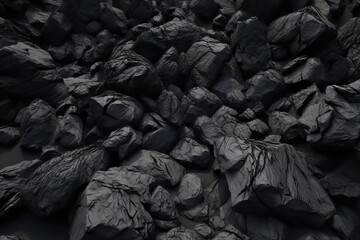Texture et fond abstraits de roche noire, texture de roche
