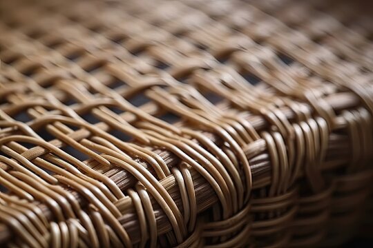 Close up texture de base en rotin