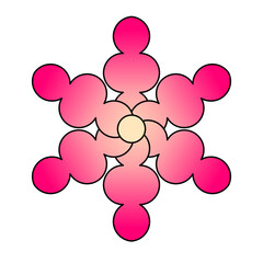 Abstract Flower Pattern