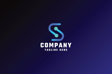 Supretek Letter S Pro Logo Template
