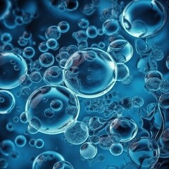 abstract background with bubbles. generative ai