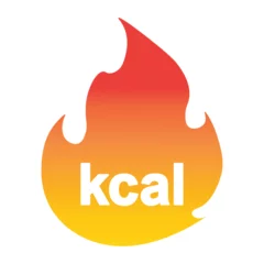 Foto op Plexiglas Energy fat burn kcal fire icon. Kilocalorie logo vector weight fitness flame graphic icon illustration. kilocalorie symbolic emblem for food products cover designation, fat burning. © stefanbalaz