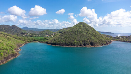 Saint Lucia beach and cove