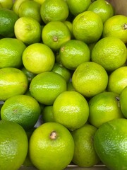 Close-up of limes
