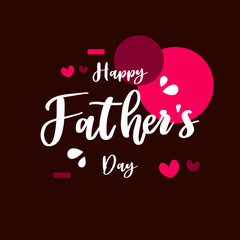 vector illustration of a greeting card to celebrate father's day