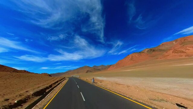 Road Trip Adventure: Early Morning Drive from Spiti Valley to Ladakh Highway