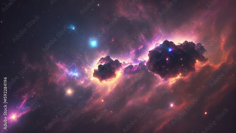 Wall mural cosmos - generative ai