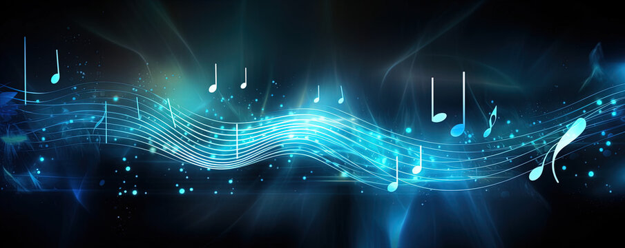 Kunstvoller abstrakter E-Gitarre Hintergrund Banner, Musik Hintergrund