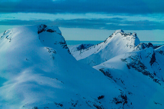 Blue peaks