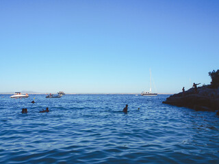 スペイン　マヨルカ島のペリカンビーチ