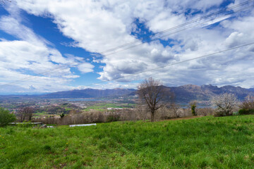 View of Annone lake from Colle Brianza