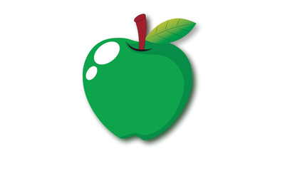 illustration of an apple