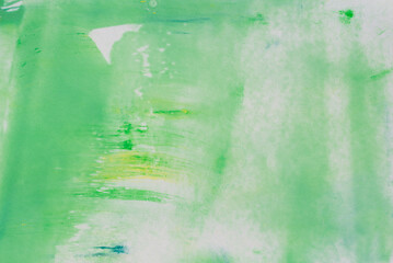 green and white painted watercolor background texture