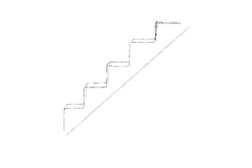 Digital image of steps 
