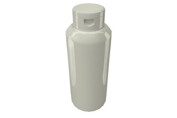 Gray container bottle