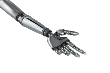 Fotobehang Cropped image of robot hand © vectorfusionart