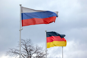 Russia Germany Flags