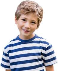 Portrait of smiling cute boy