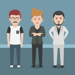 Business Man for cartoon character. Eps 10 - Vector