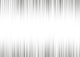 Fototapeta premium Manga focus speed lines for comic effect. Motion and action focus flash vertical strip lines for anime comic book. Vector background illustration of black ray manga speed frame or splash explosion.