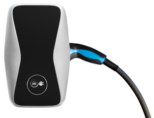 Charging station for electric vehicles. Isolated