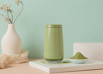 Fresh tone, picturesque milk tea fruit tea drink