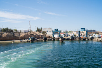 Fototapeta na wymiar View of Djerba, a large island in southern Tunisia