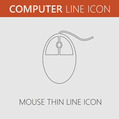 Computer mouse vector icon eps 10.