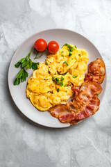 Scrambled Eggs ang Bacon