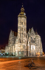 Fototapeta na wymiar Saint Elizabeth's Cathedral in city Kosice, Slovakia