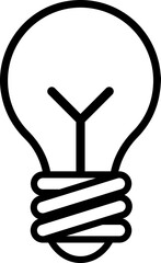 Obraz premium Light bulb icon