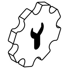 Premium download icon of setting 