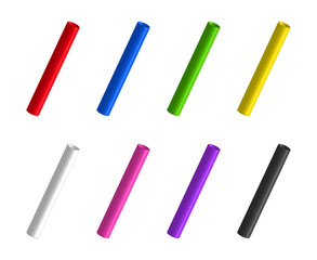 8色のバトンのセット