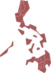 drawing of philippines map.
