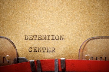 Detention center text