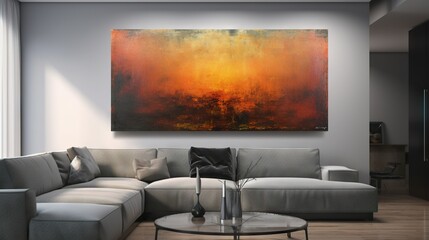 Loft interior with Subdued Fire Hues