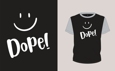 dope t shirt design concept