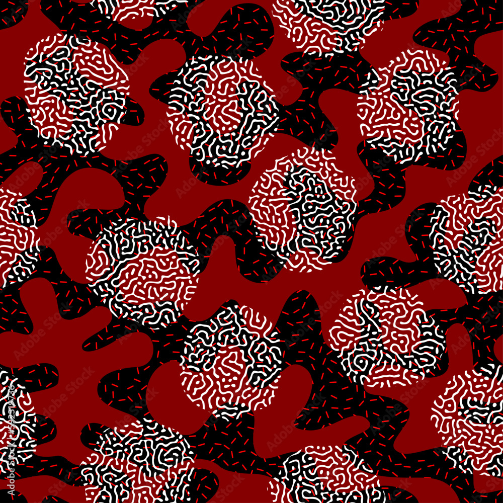 Aufkleber vector ethnic tribal pattern. seamless vector image.
